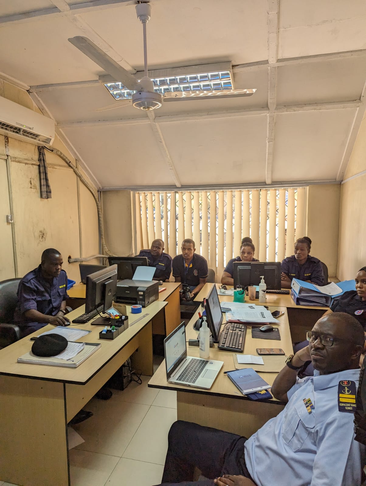 KCGs pose for a photo 