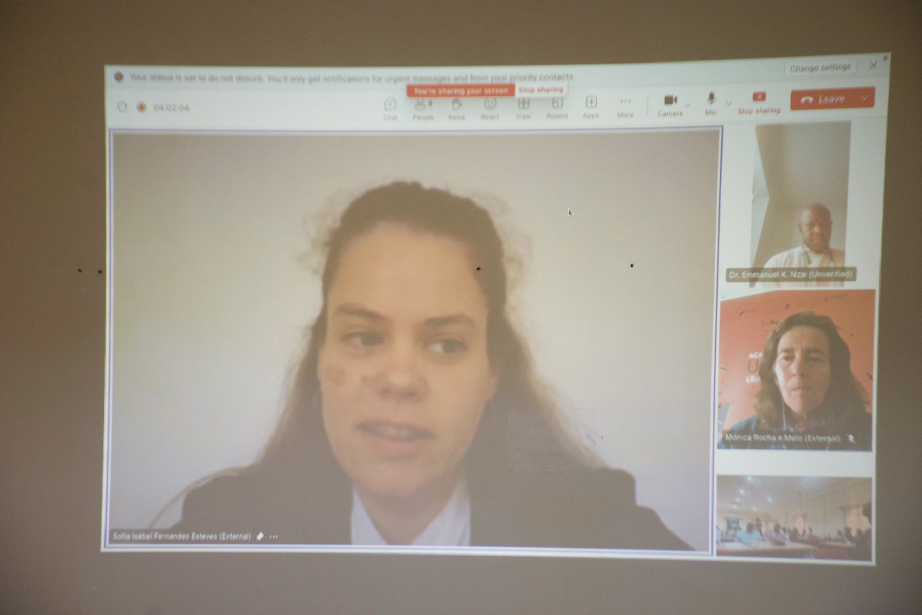 TCH project manager-Sophia during the meeting