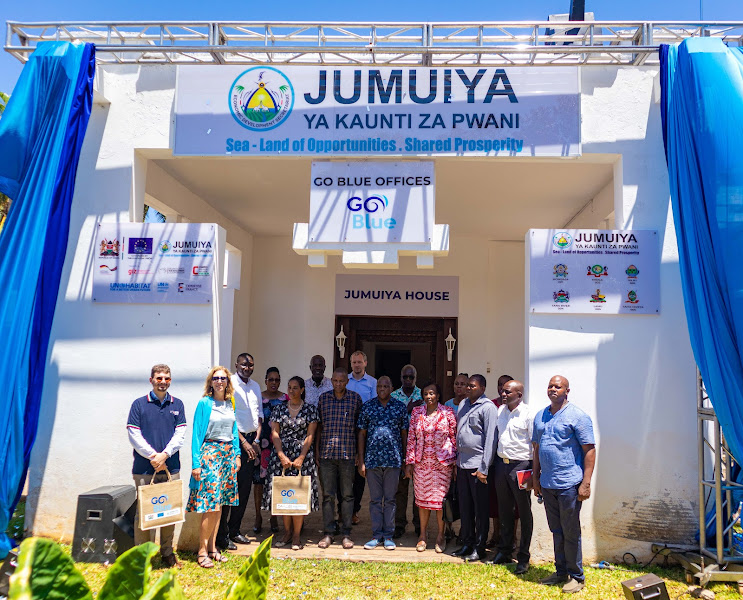 Jumuiya ya Kaunti za Pwani Secretariat & Go Blue offices are officially opened